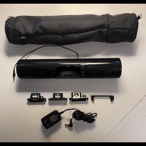 Super nice Logitech model S-0218A MM33 portable speaker system with case